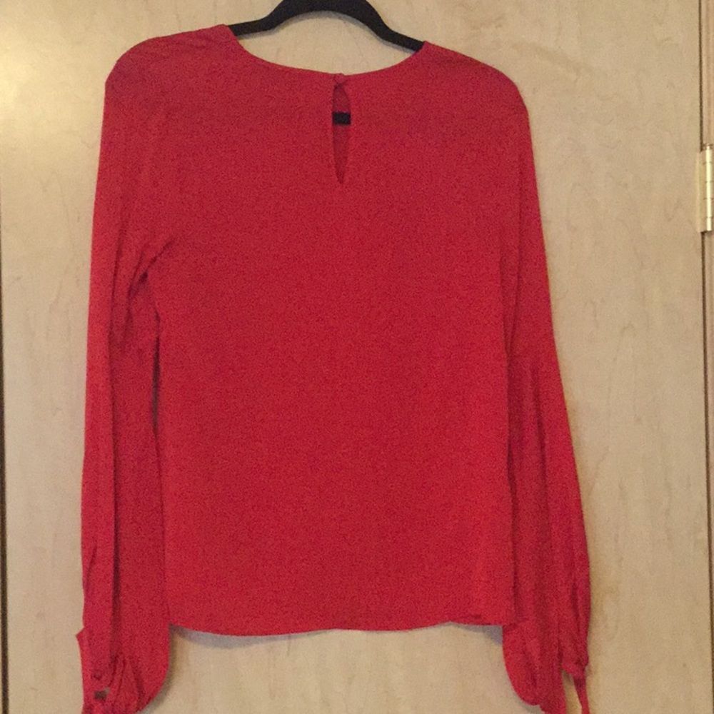Milly Juliette Dramatic Bishop-Sleeve Stretch-Silk - Picture 5 of 8